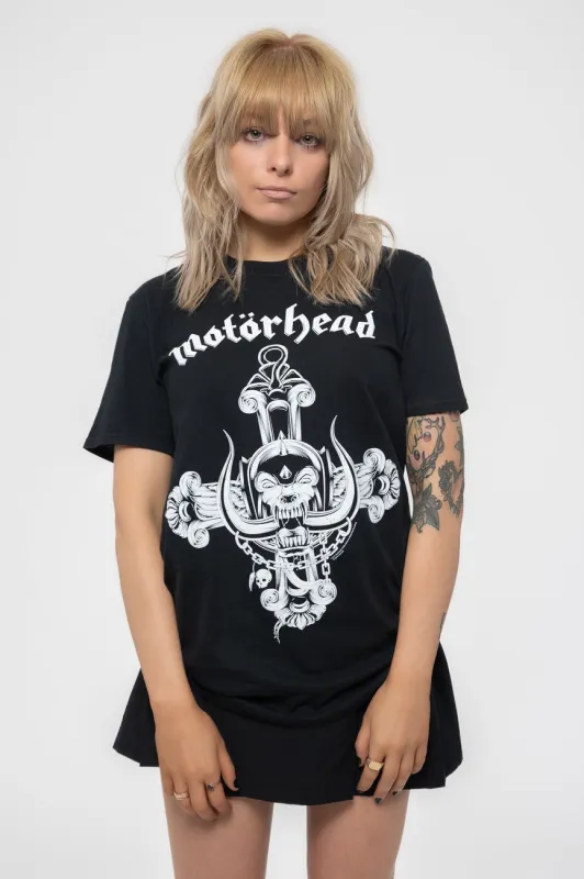Motorhead Rosary Band Logo T Shirt sold by Paradiso Clothing