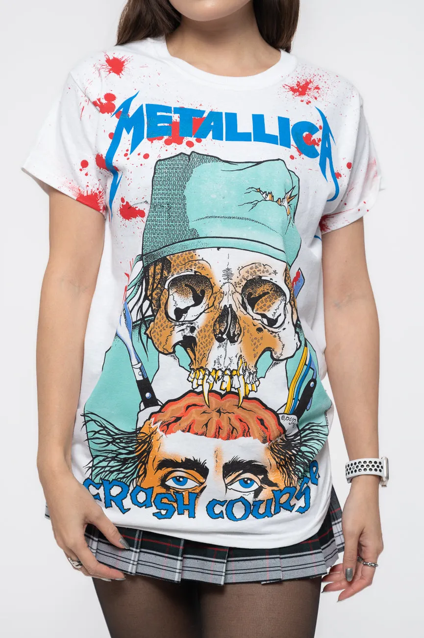 Metallica Crash Course In Brain Surgery T Shirt sold by Paradiso Clothing product image thumbnail 3