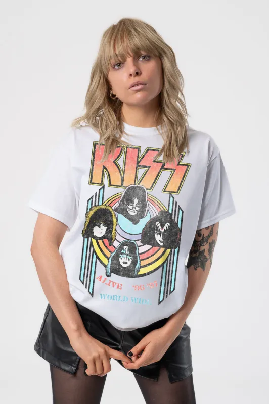 KISS Alive World Wide T Shirt sold by Paradiso Clothing