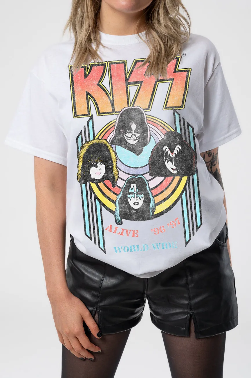KISS Alive World Wide T Shirt sold by Paradiso Clothing product image thumbnail 3