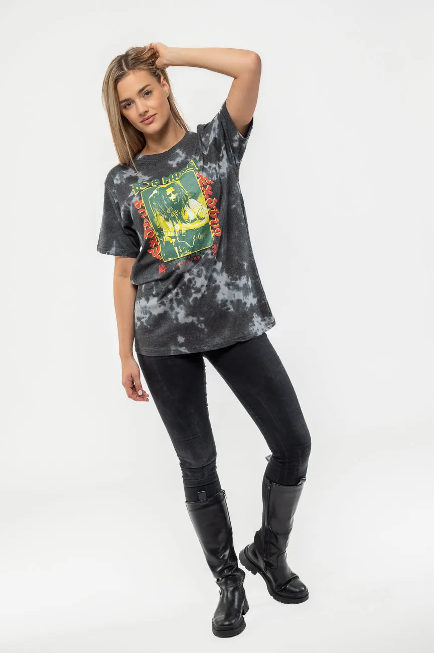Bob Marley Exodus European Tour Dye Wash T Shirt sold by Paradiso Clothing product image thumbnail 5