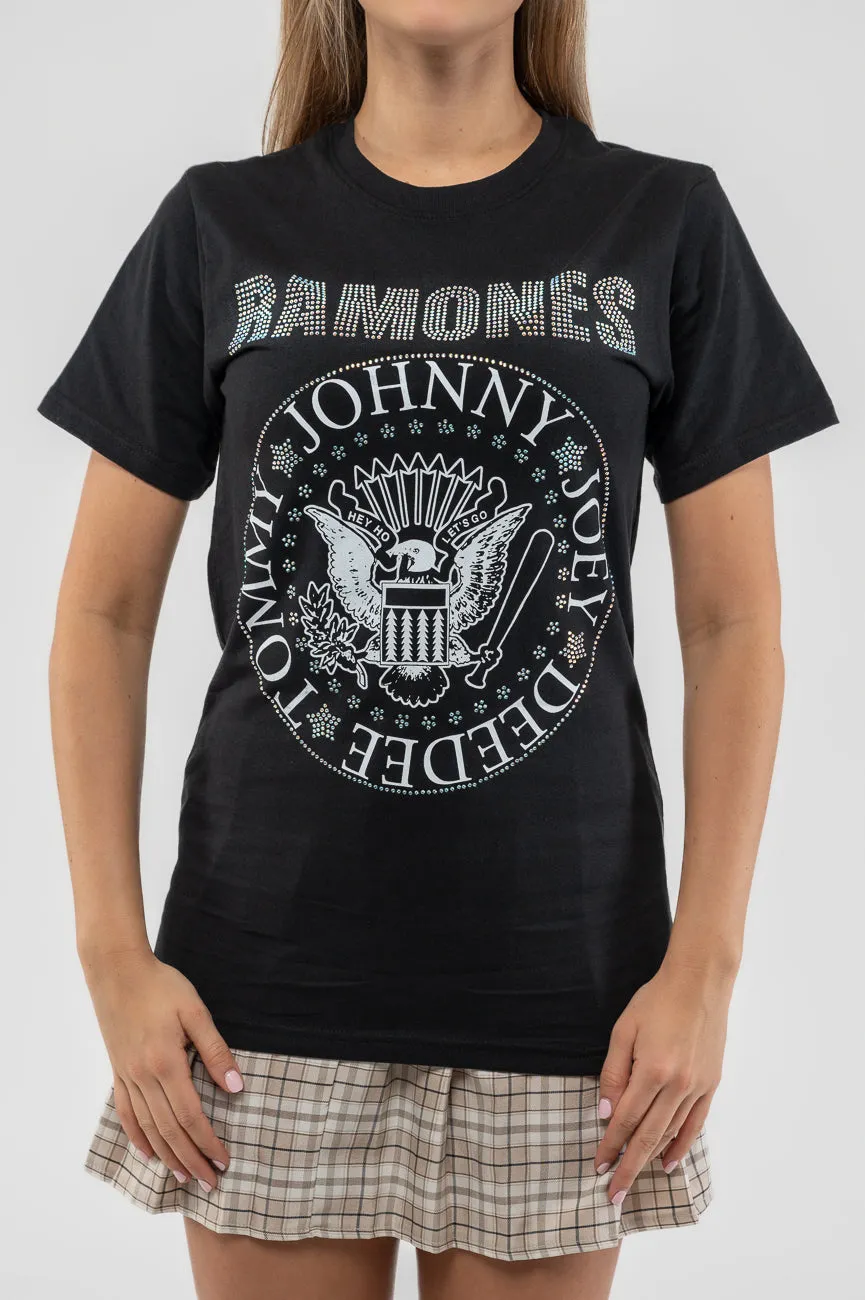 Ramones Diamante Presidential Seal T Shirt sold by Paradiso Clothing product image thumbnail 3