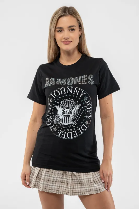 Ramones Diamante Presidential Seal T Shirt sold by Paradiso Clothing