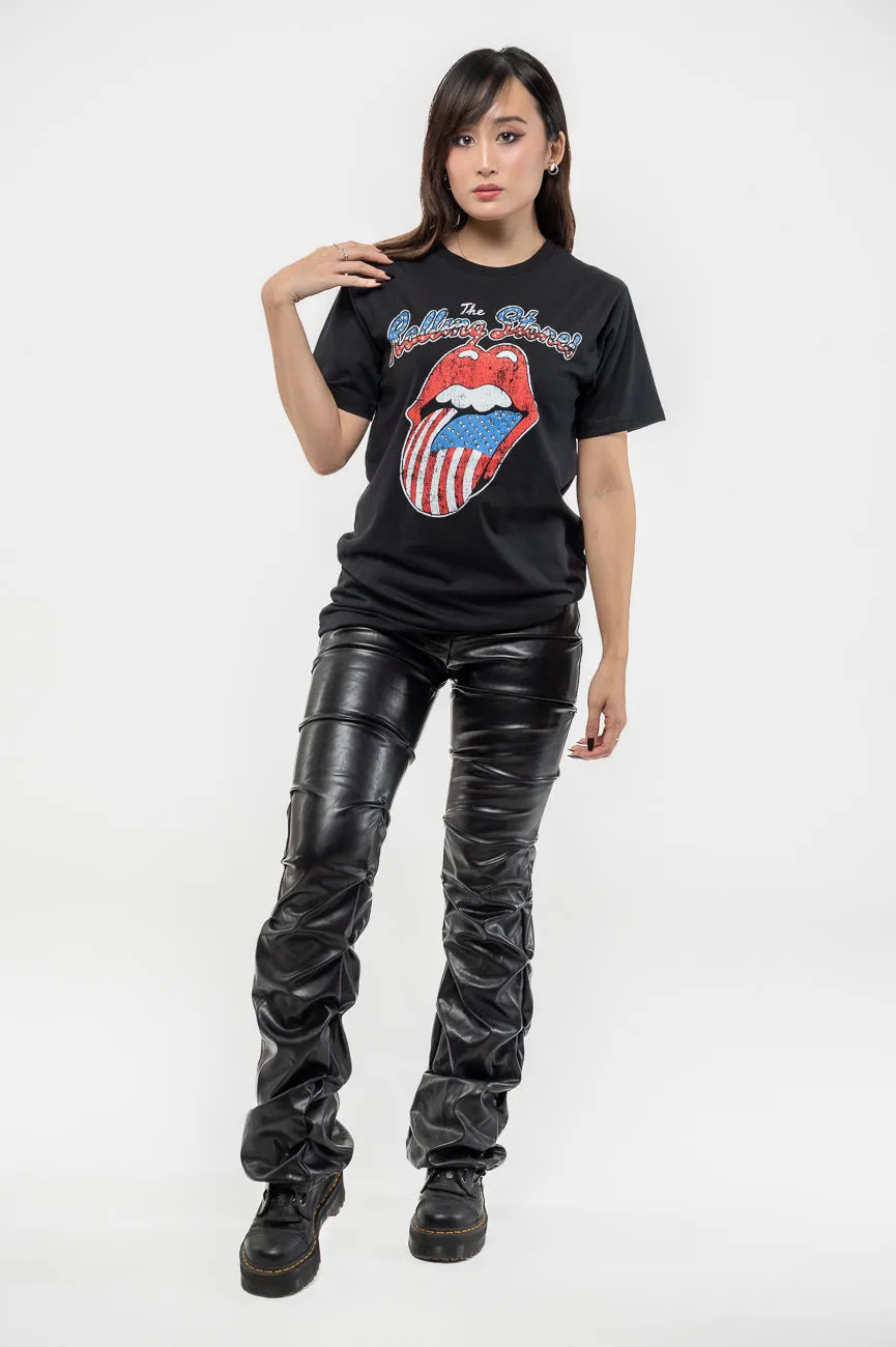 The Rolling Stones Diamante USA Tongue T Shirt sold by Paradiso Clothing product image thumbnail 2