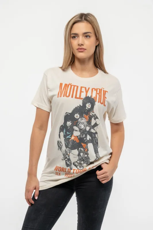 Motley Crue Vintage World Tour Tee sold by Paradiso Clothing