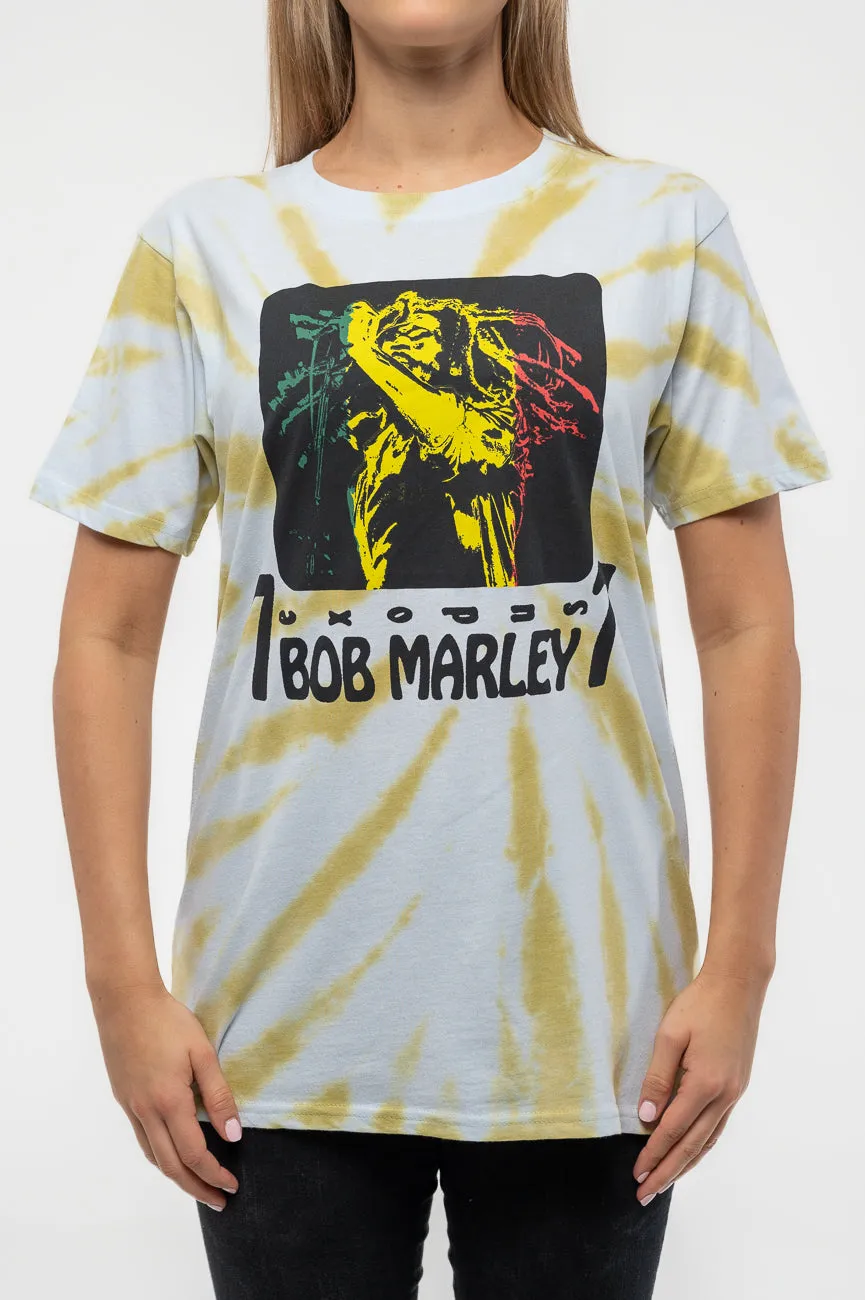 Bob Marley Exodus 77 Tie Dye T Shirt sold by Paradiso Clothing product image thumbnail 3