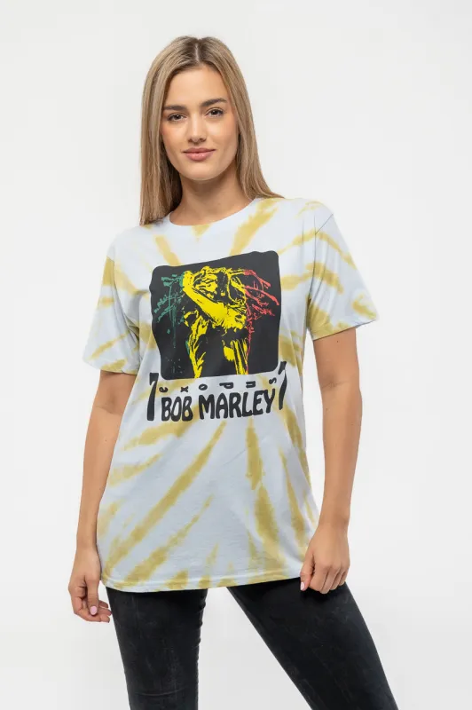 Bob Marley Exodus 77 Tie Dye T Shirt sold by Paradiso Clothing