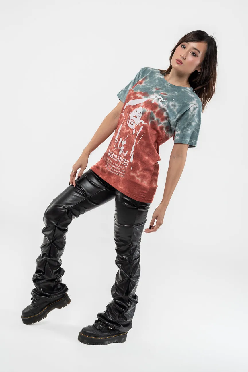 Bob Marley Exodus Playlist Dye Wash T Shirt sold by Paradiso Clothing product image thumbnail 5