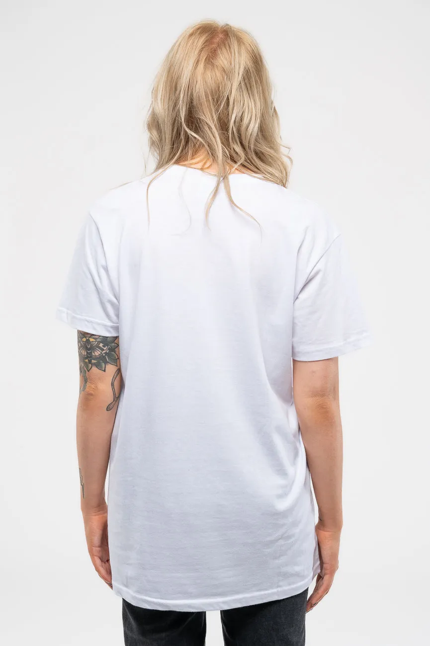 Joy Division Unknown Pleasures Blue on White T Shirt sold by Paradiso Clothing product image thumbnail 4