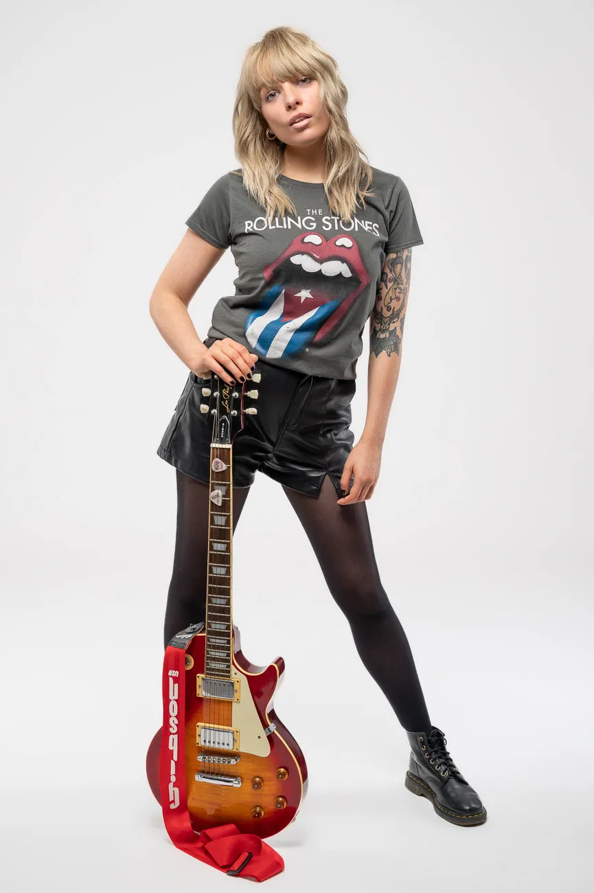 The Rolling Stones Havana Cuba Skinny T Shirt sold by Paradiso Clothing product image thumbnail 5