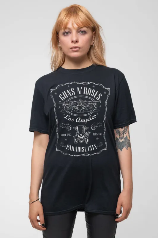 Guns N' Roses Paradise City T Shirt made by Paradiso Clothing