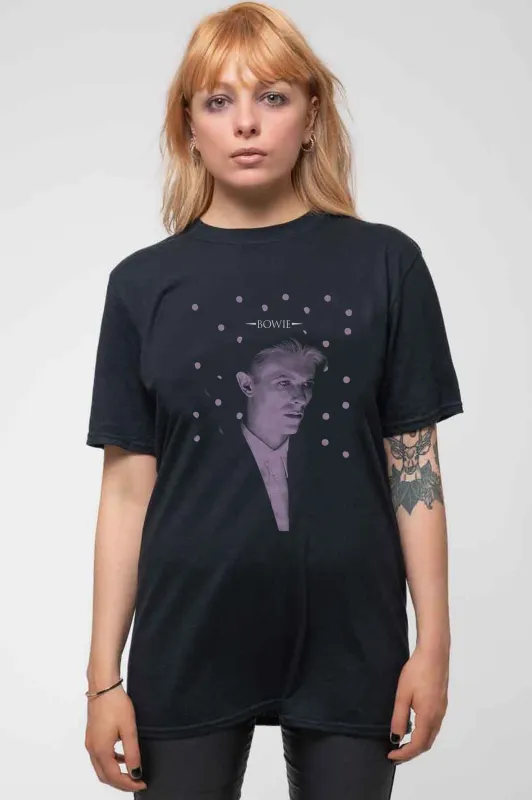 David Bowie Dots Logo T Shirt made by Paradiso Clothing