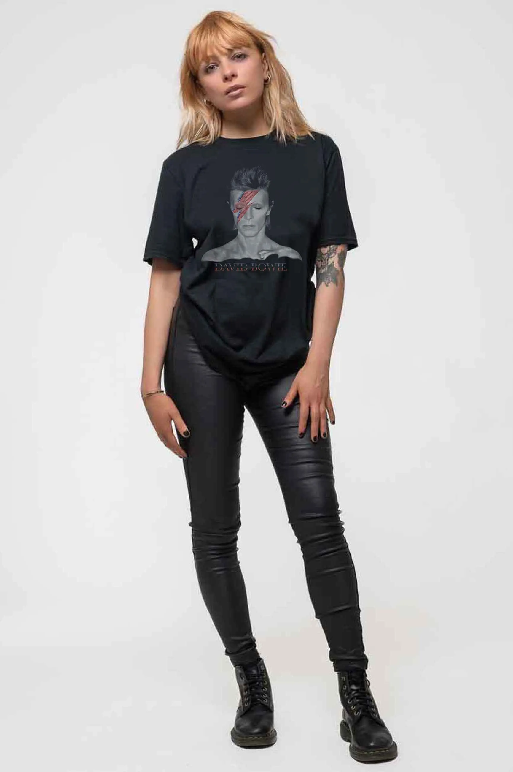 David Bowie Aladdin Sane Profile T Shirt sold by Paradiso Clothing product image thumbnail 5