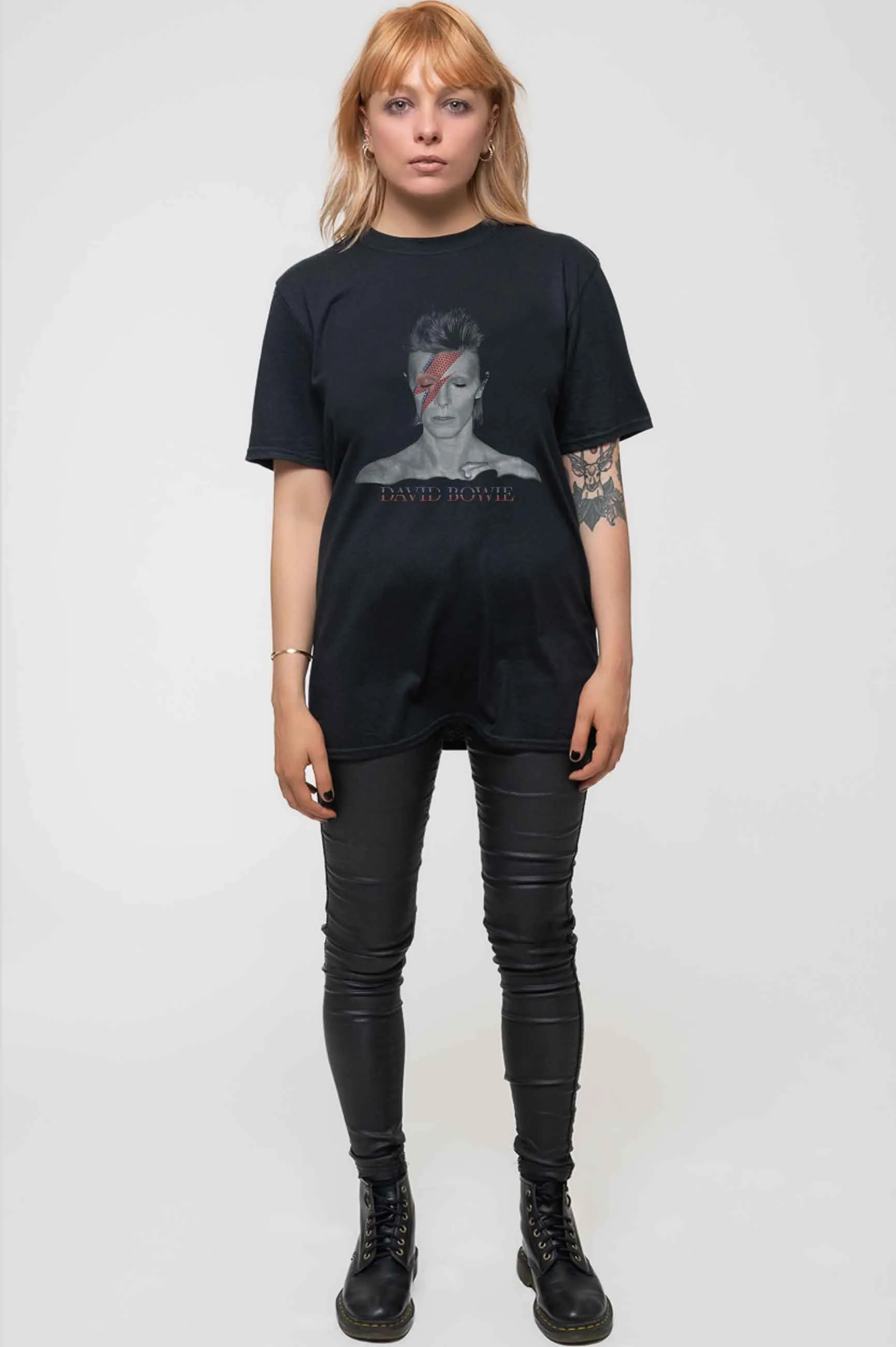 David Bowie Aladdin Sane Profile T Shirt sold by Paradiso Clothing product image thumbnail 2