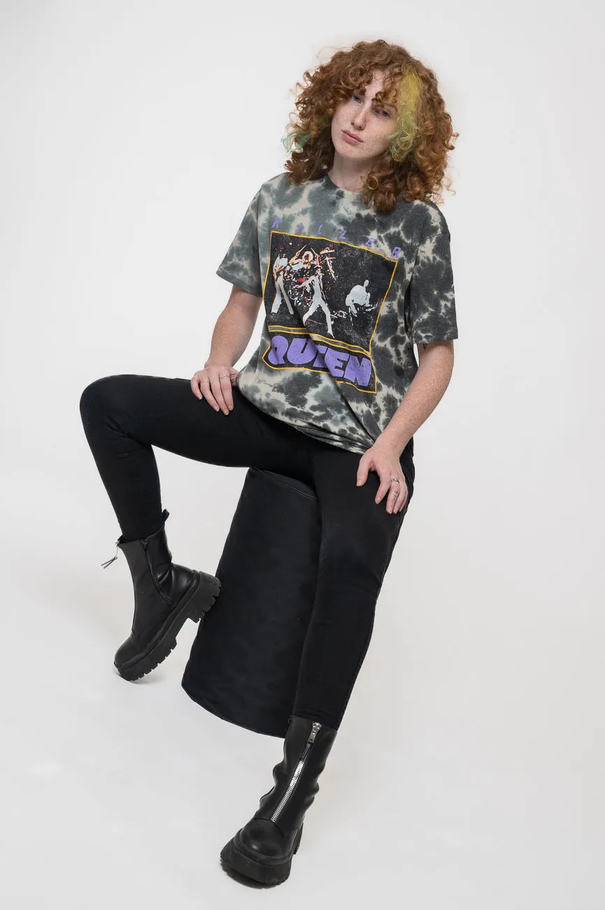 Queen Killer Queen Dip Dye Wash T Shirt sold by Paradiso Clothing product image thumbnail 5