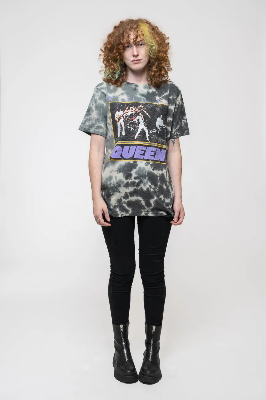 Queen Killer Queen Dip Dye Wash T Shirt sold by Paradiso Clothing product image thumbnail 2