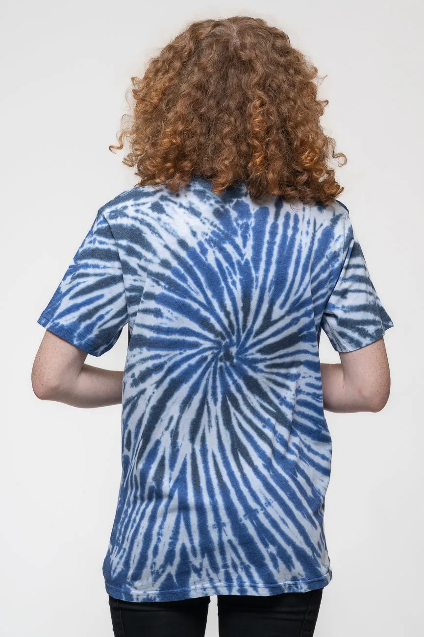 Tupac Blue Photo Swirl Tie Dye T Shirt sold by Paradiso Clothing product image thumbnail 4