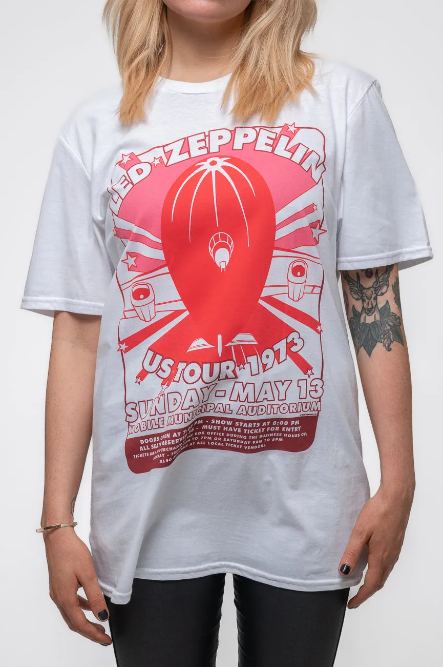 Led Zeppelin Mobile Municipal T Shirt sold by Paradiso Clothing product image thumbnail 3