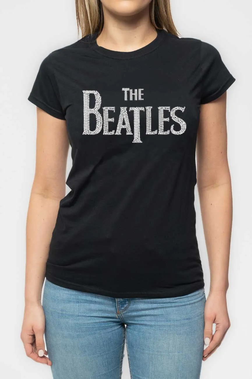 The Beatles Drop T Diamante Logo Skinny Fit T Shirt sold by Paradiso Clothing product image thumbnail 2