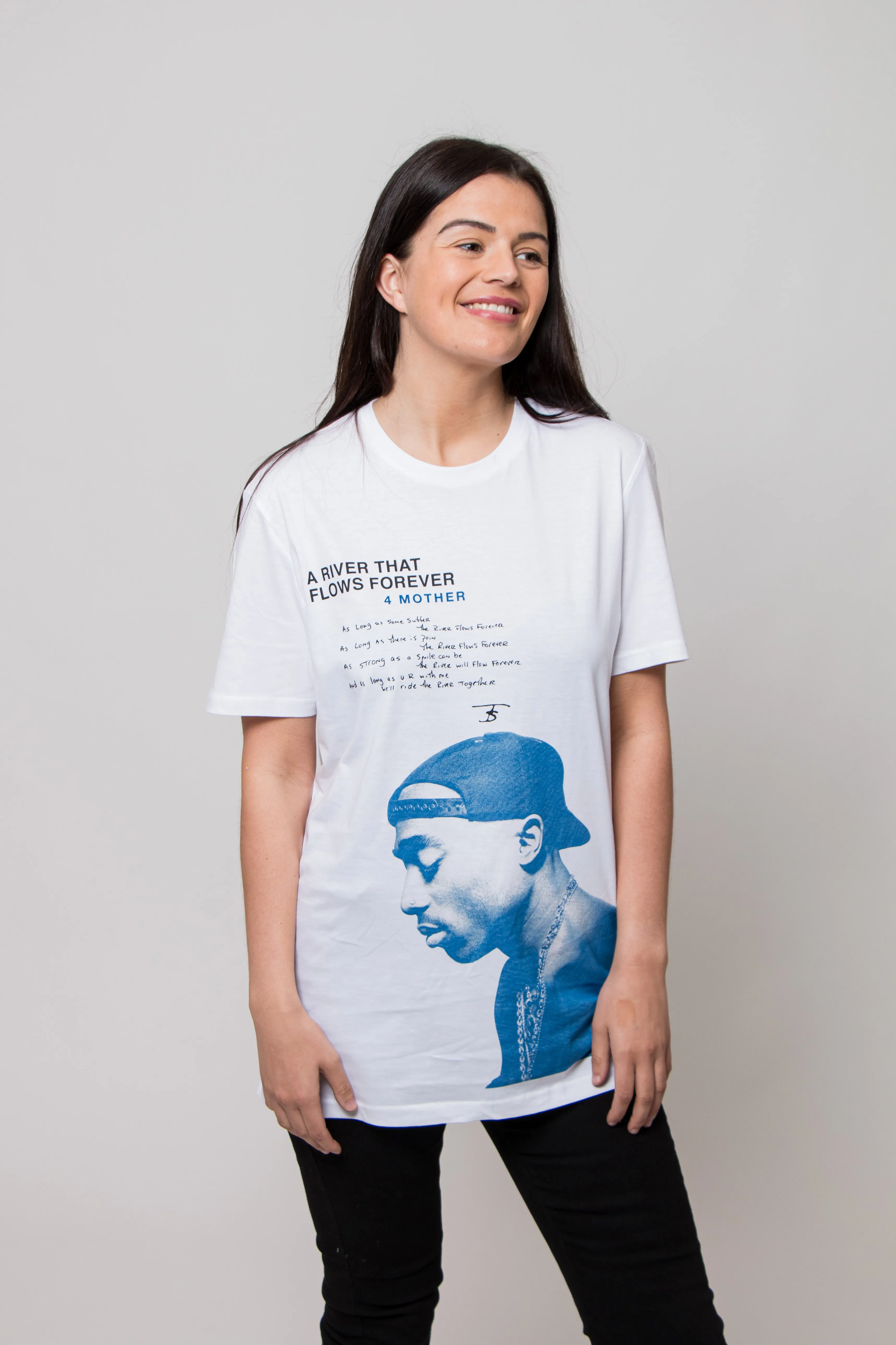 Tupac A River that flows T Shirt sold by Paradiso Clothing product image thumbnail 2