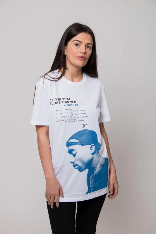Tupac A River that flows T Shirt made by Paradiso Clothing