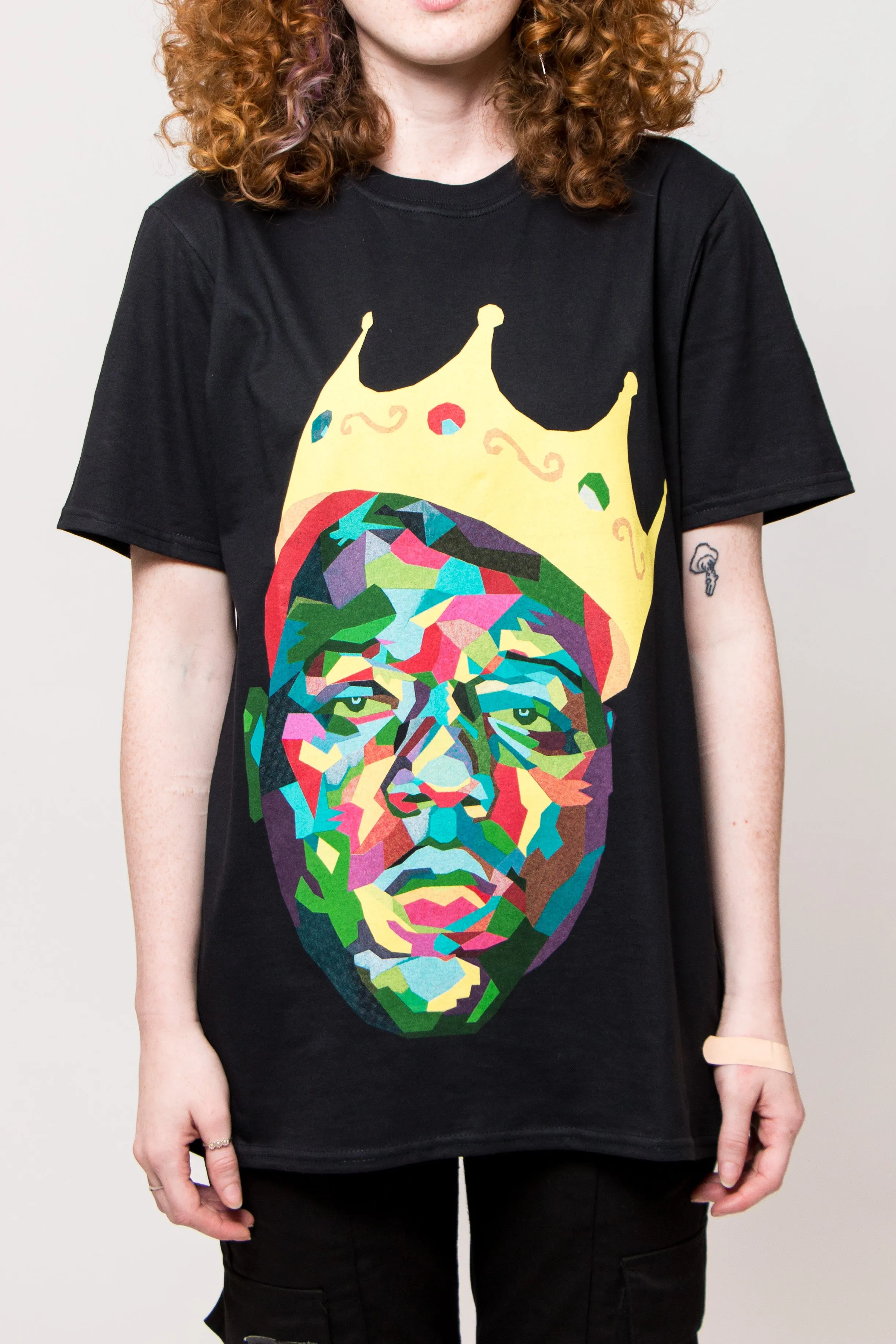 Biggie Smalls Crown Portrait T Shirt sold by Paradiso Clothing product image thumbnail 3