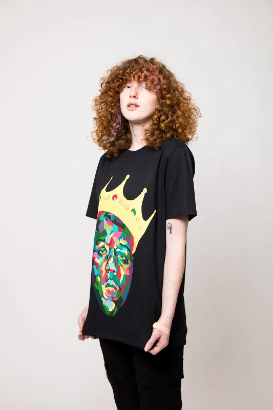 Biggie Smalls Crown Portrait T Shirt sold by Paradiso Clothing