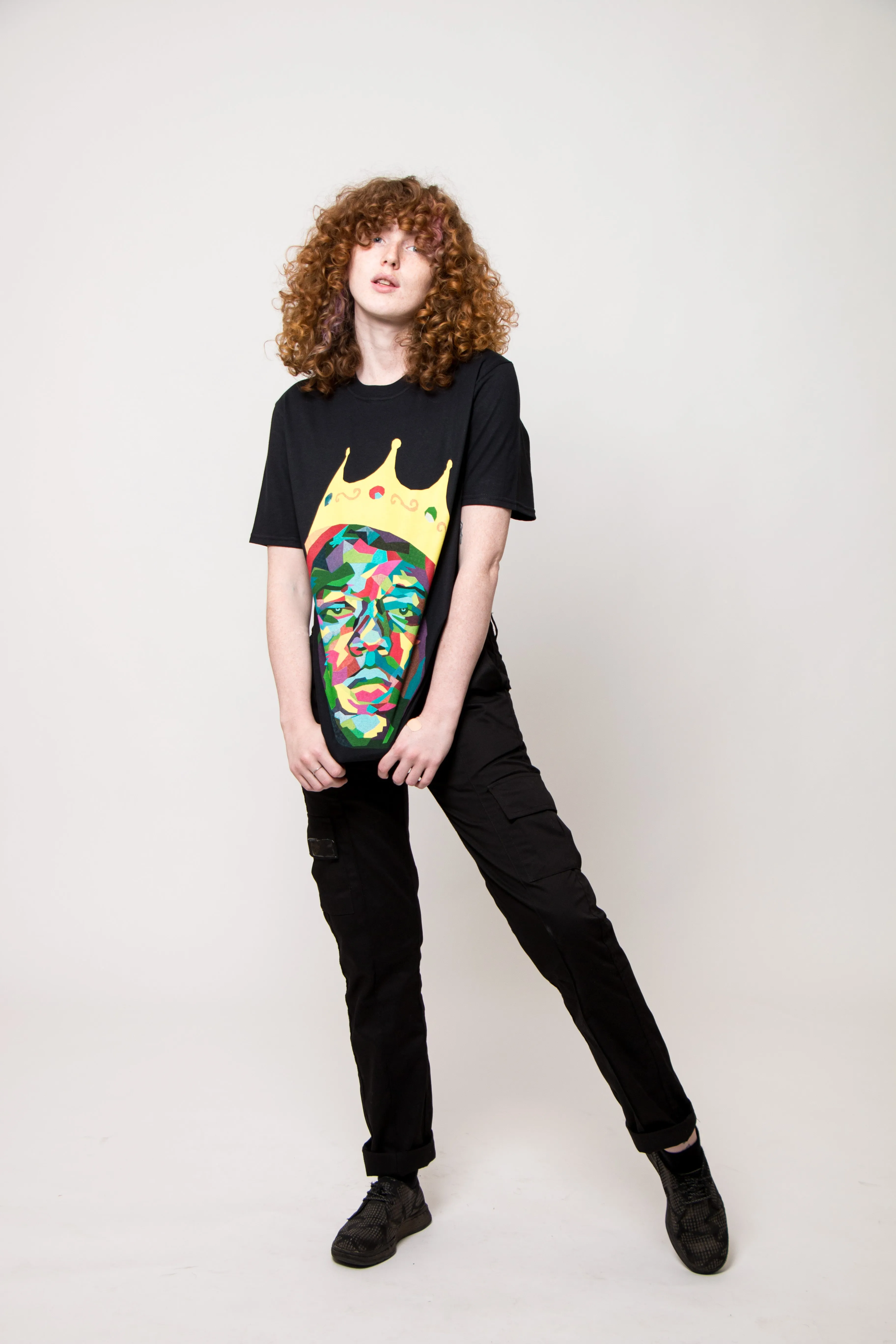 Biggie Smalls Crown Portrait T Shirt sold by Paradiso Clothing product image thumbnail 2