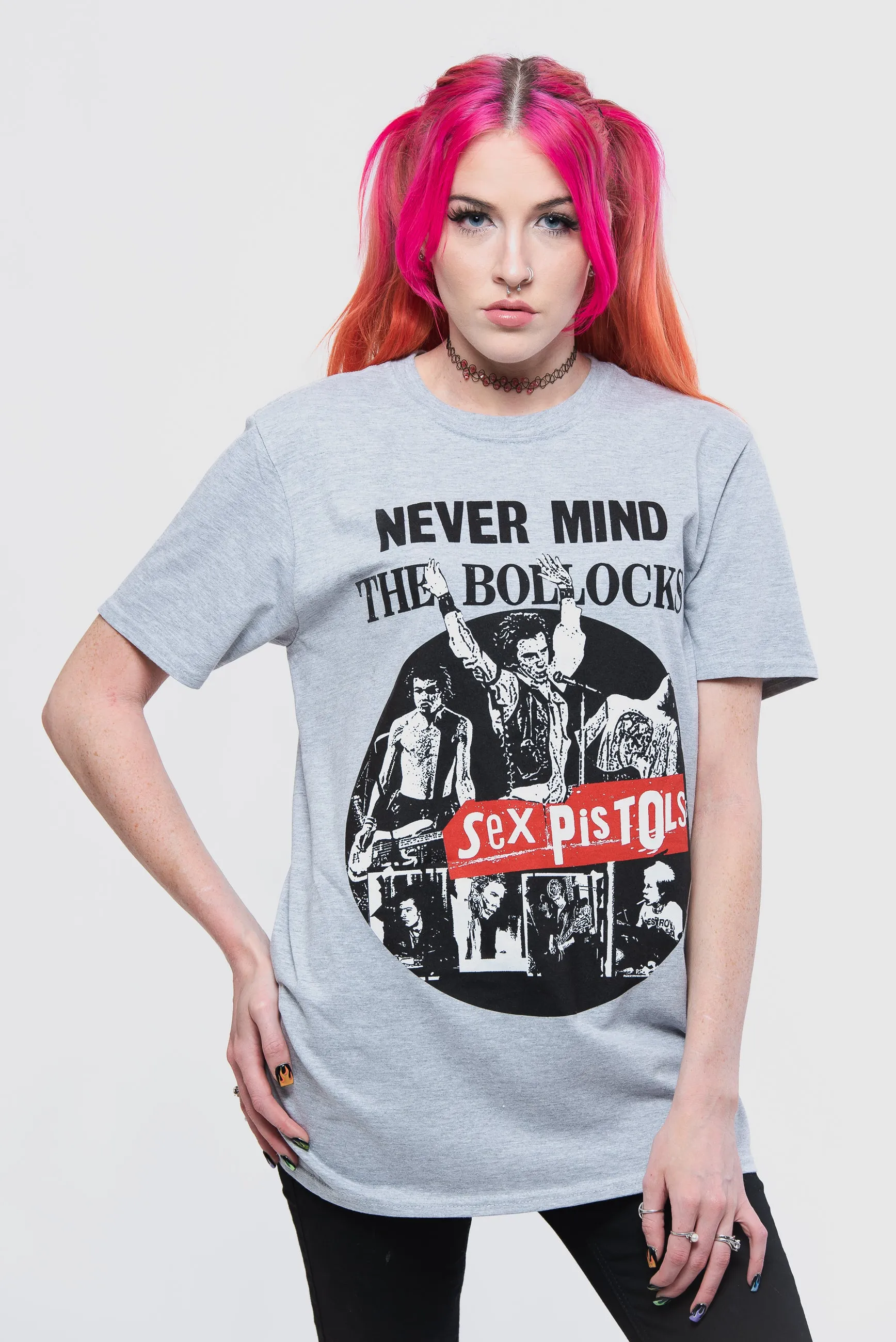 The Sex Pistols NMTB Logo T Shirt sold by Paradiso Clothing