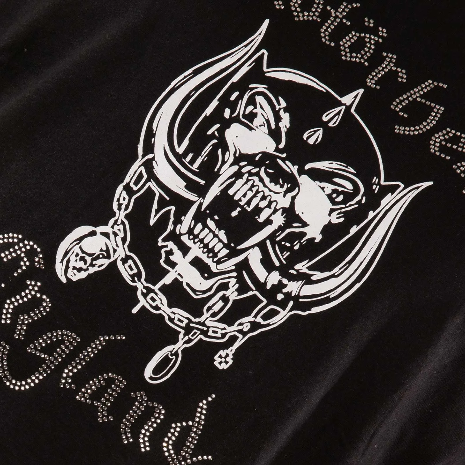 Motorhead England Diamante Skinny T Shirt sold by Paradiso Clothing product image thumbnail 5