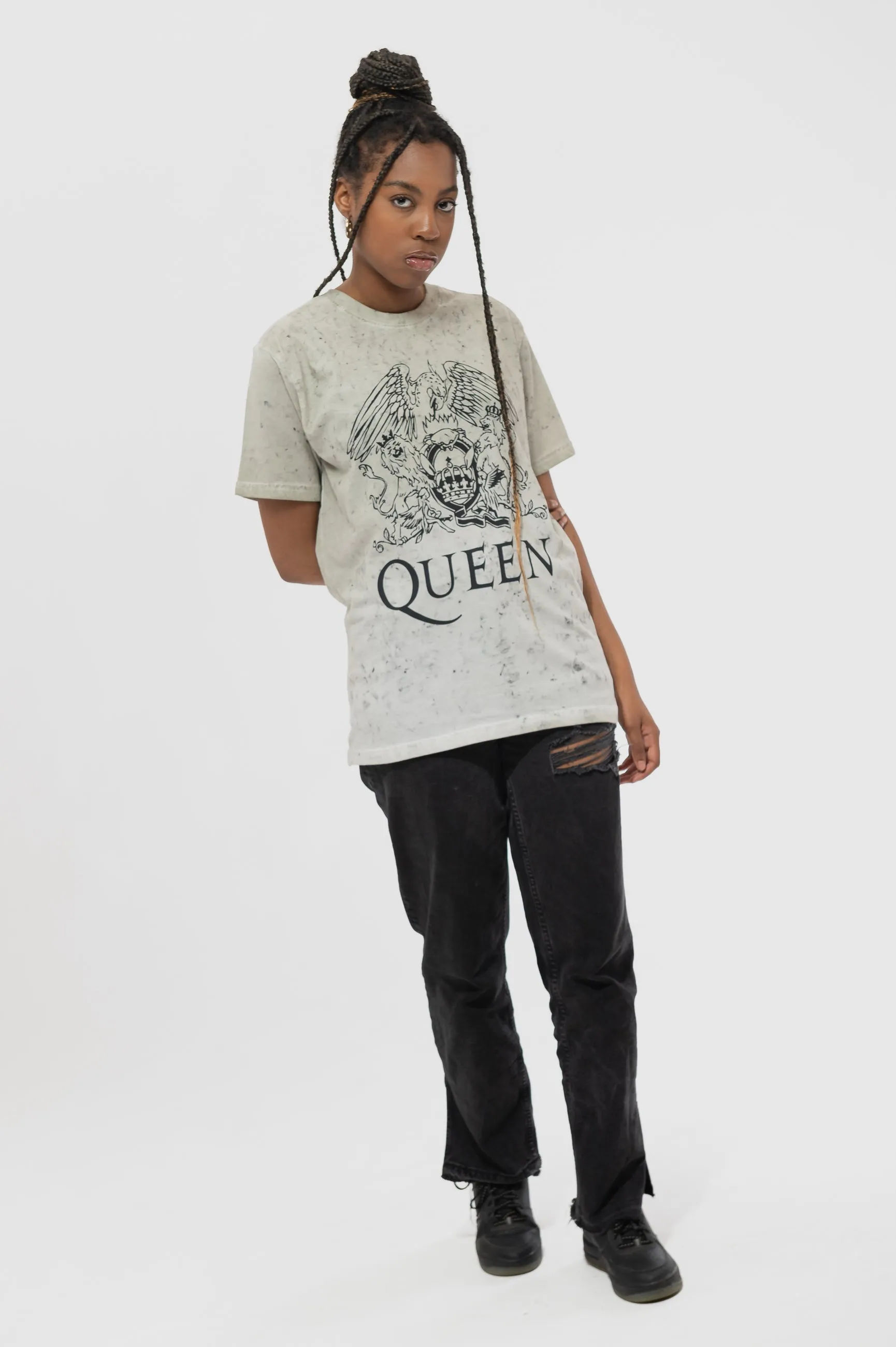 Queen Classic Crest Dip Dye T Shirt sold by Paradiso Clothing product image thumbnail 5