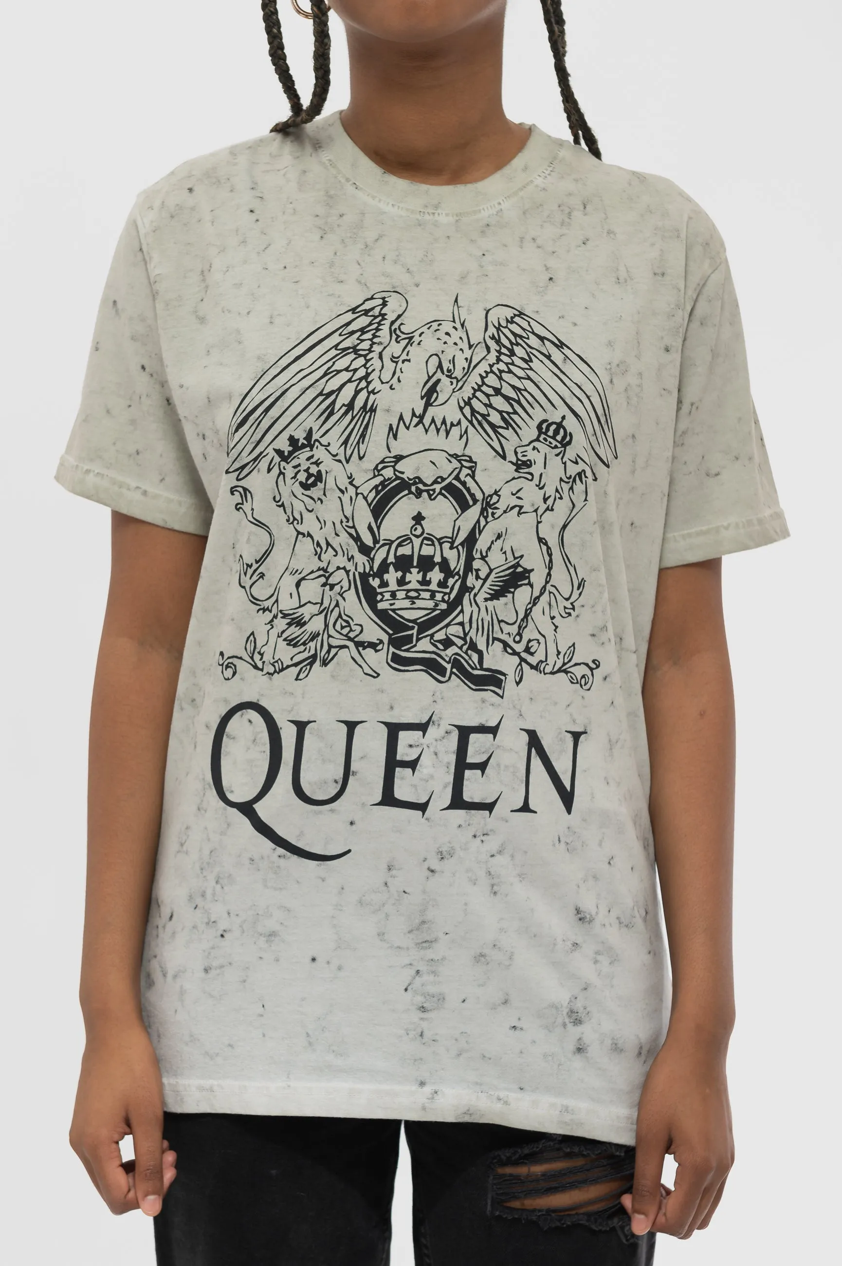 Queen Classic Crest Dip Dye T Shirt sold by Paradiso Clothing product image thumbnail 3
