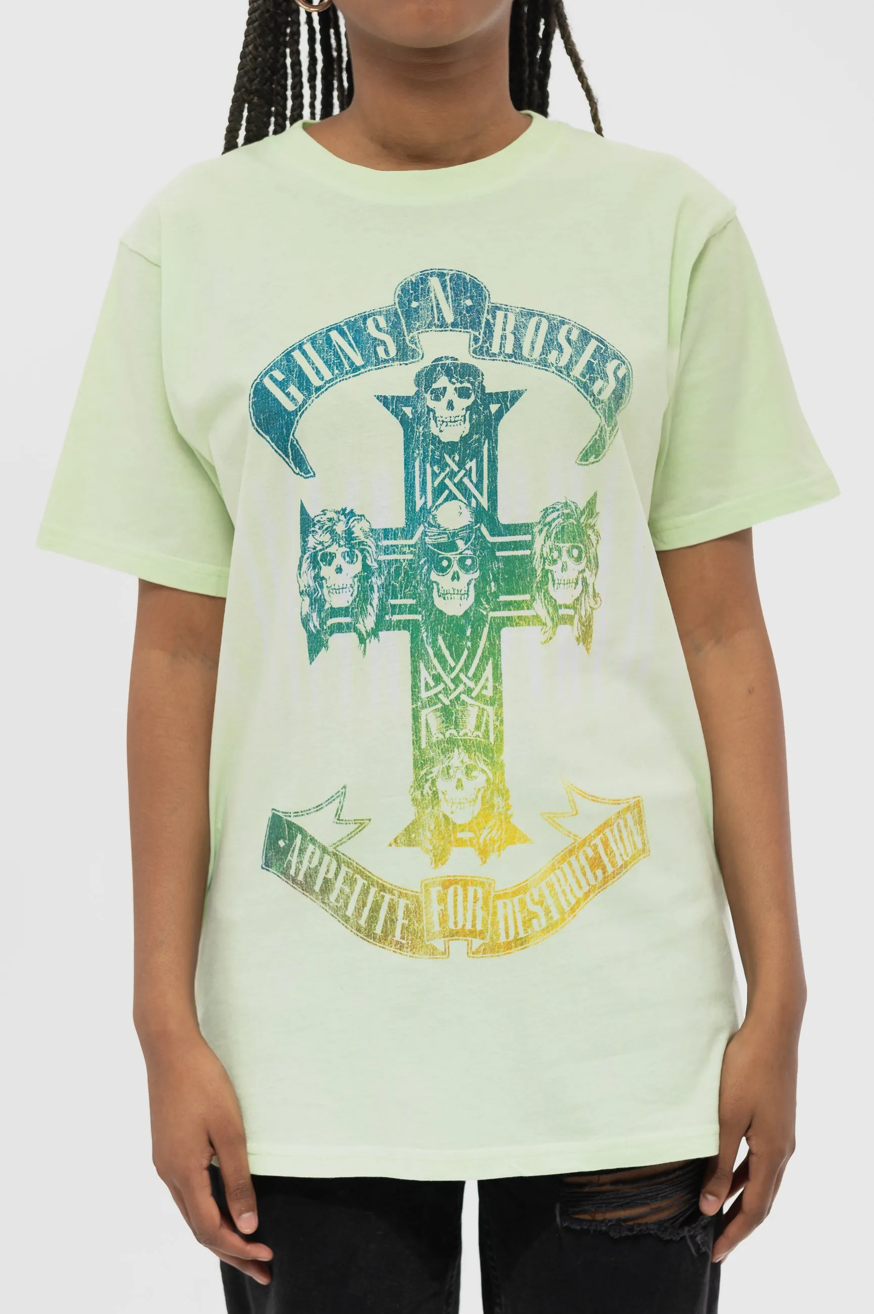 Guns N' Roses Use Your Illusion Tour Dip Dye Wash T Shirt sold by Paradiso Clothing product image thumbnail 3