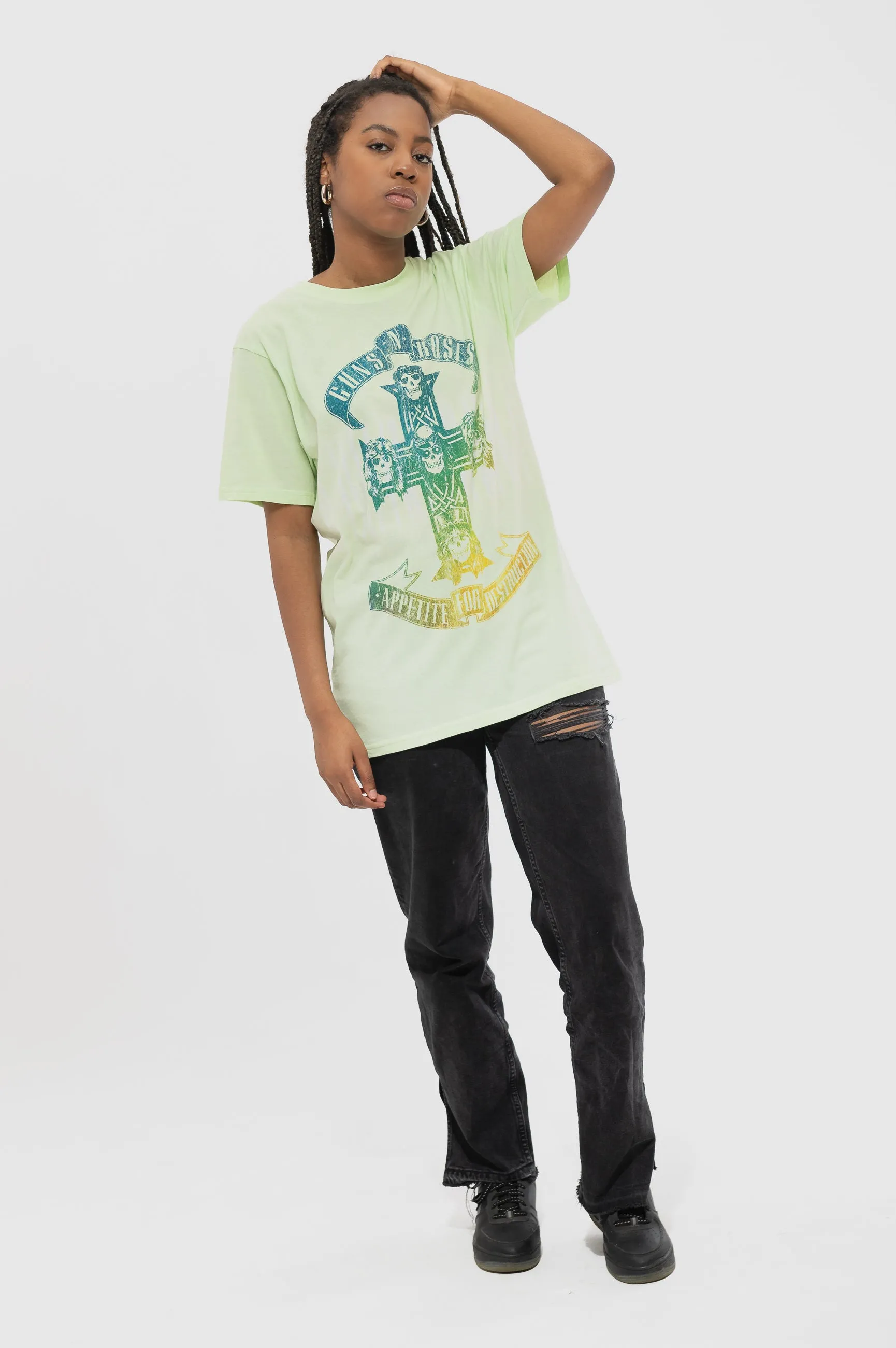 Guns N' Roses Use Your Illusion Tour Dip Dye Wash T Shirt sold by Paradiso Clothing product image thumbnail 5