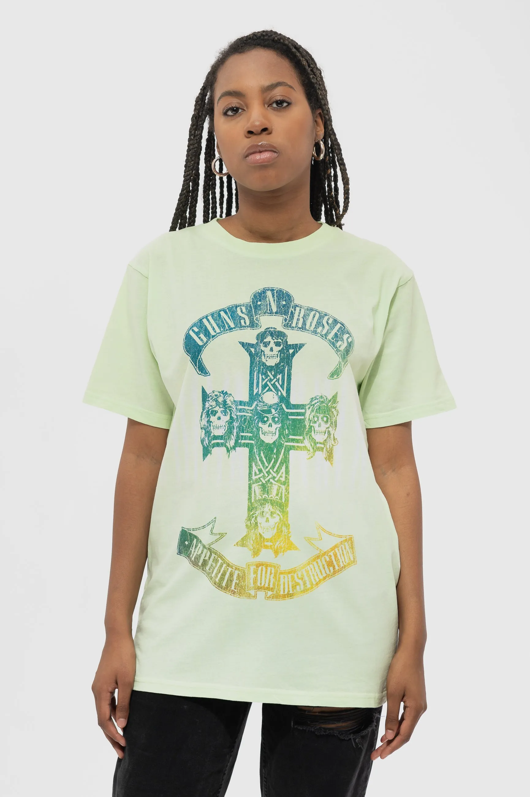 Guns N' Roses Use Your Illusion Tour Dip Dye Wash T Shirt sold by Paradiso Clothing