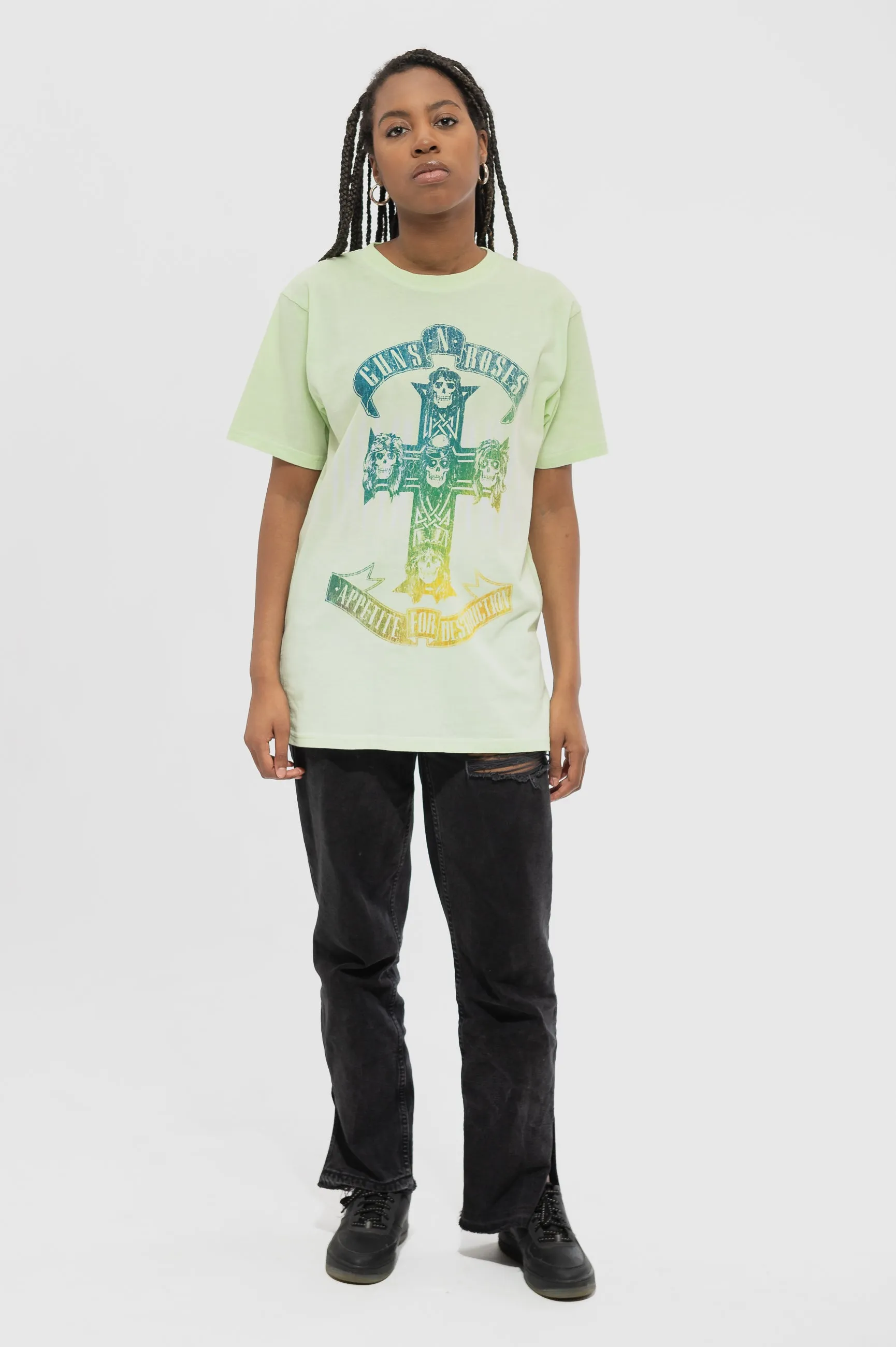 Guns N' Roses Use Your Illusion Tour Dip Dye Wash T Shirt sold by Paradiso Clothing product image thumbnail 2