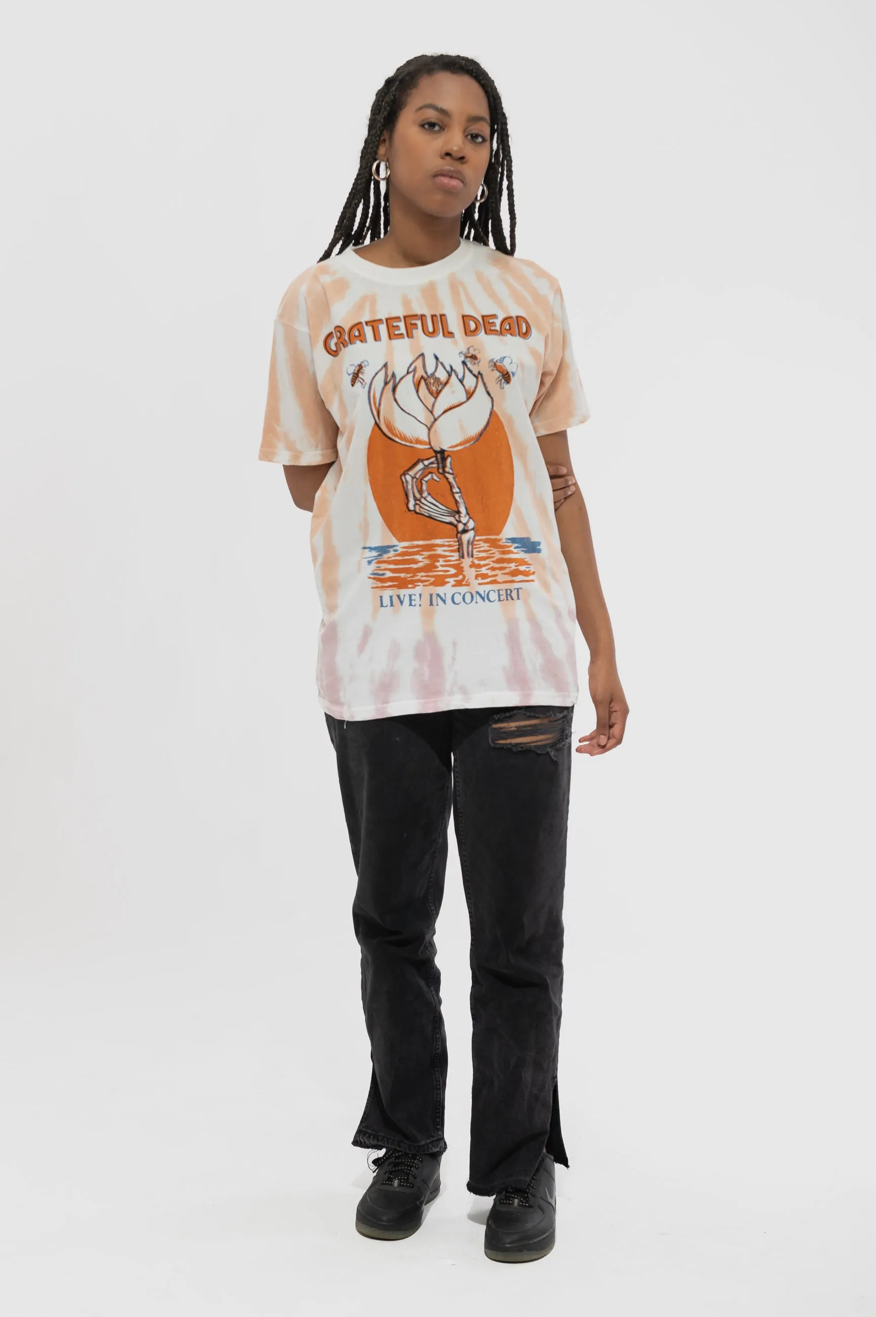 Grateful Dead Sugar Magnolia Dip Dye T Shirt sold by Paradiso Clothing product image thumbnail 2