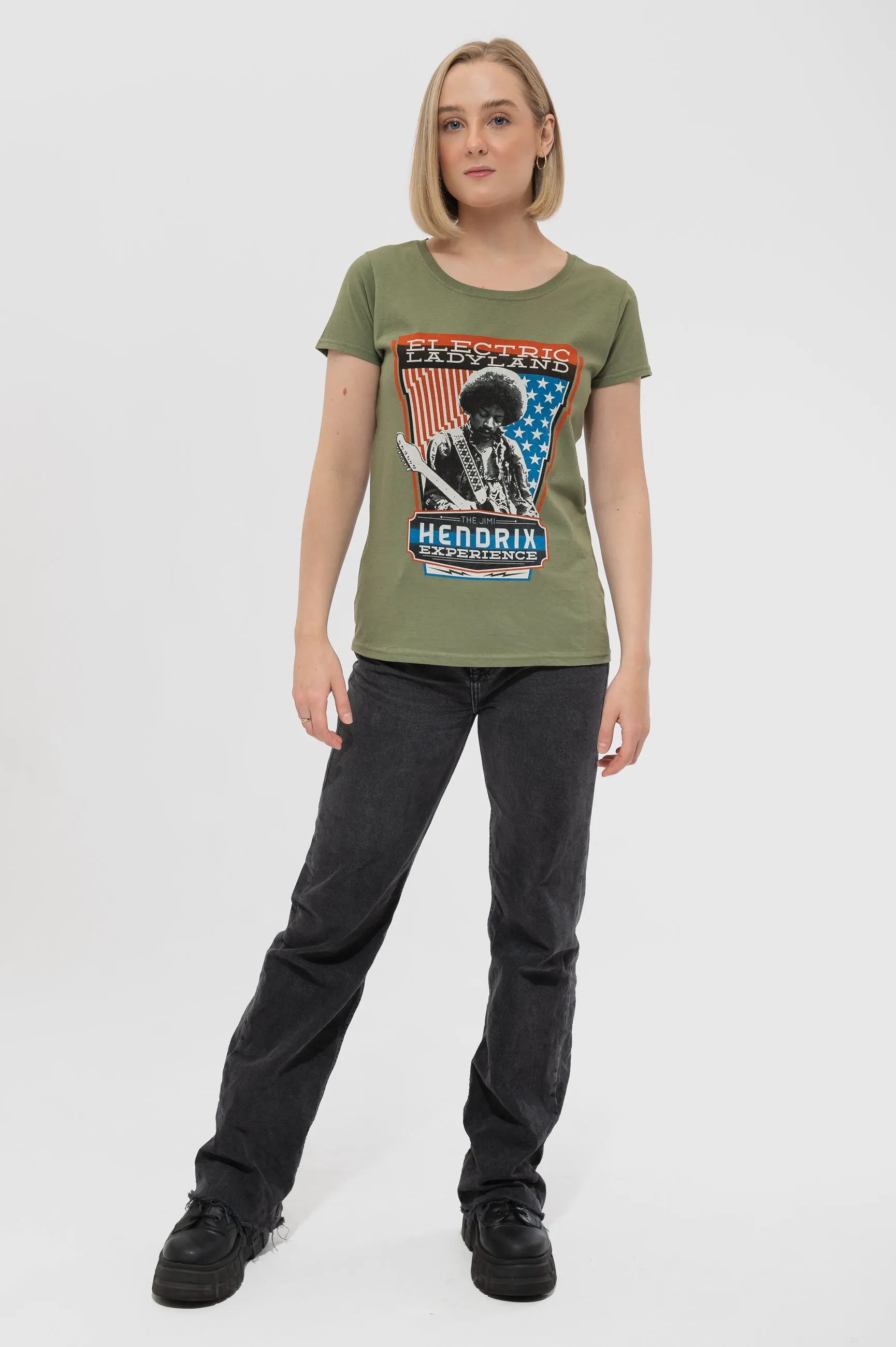 Jimi Hendrix Electric Ladyland Skinny T Shirt sold by Paradiso Clothing product image thumbnail 2