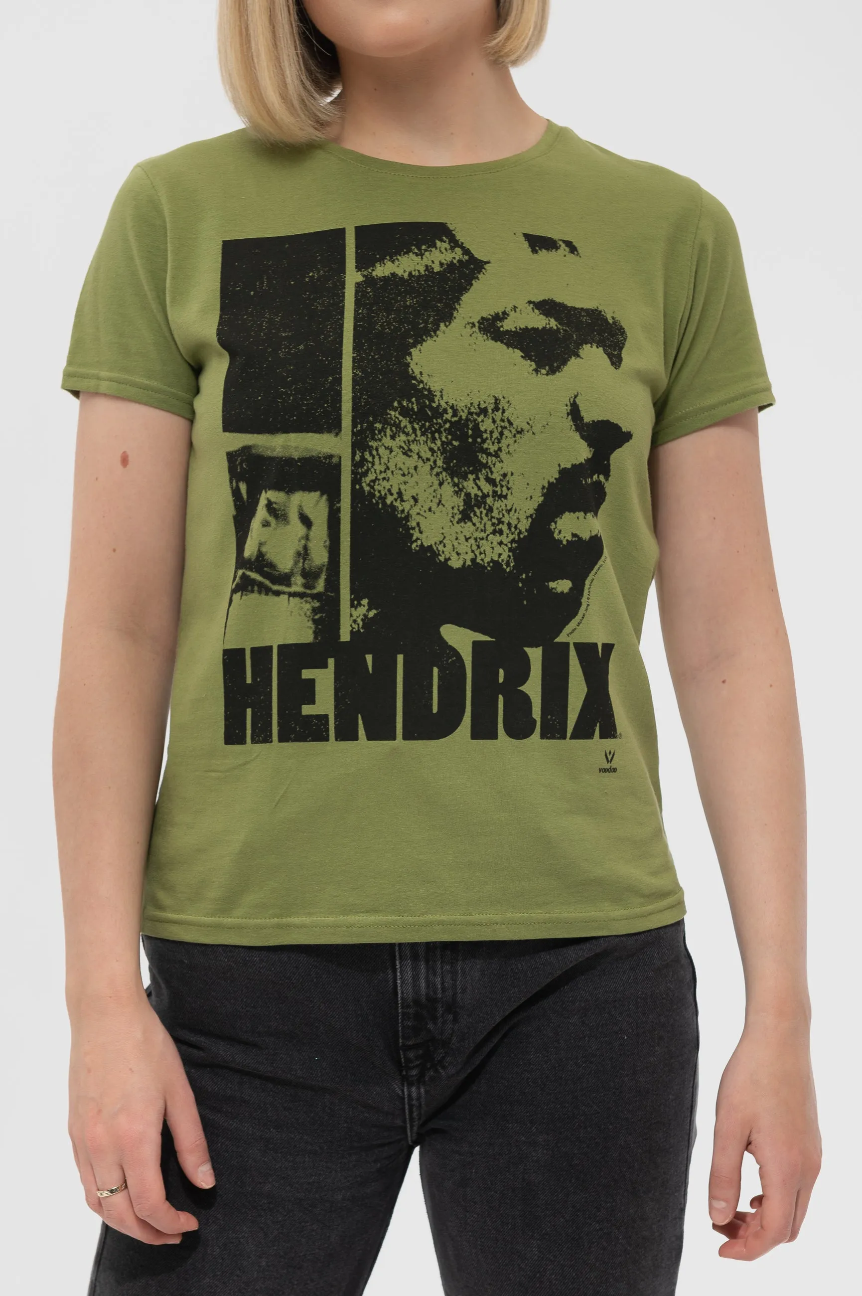 Jimi Hendrix Let Me Live Skinny T Shirt sold by Paradiso Clothing product image thumbnail 3