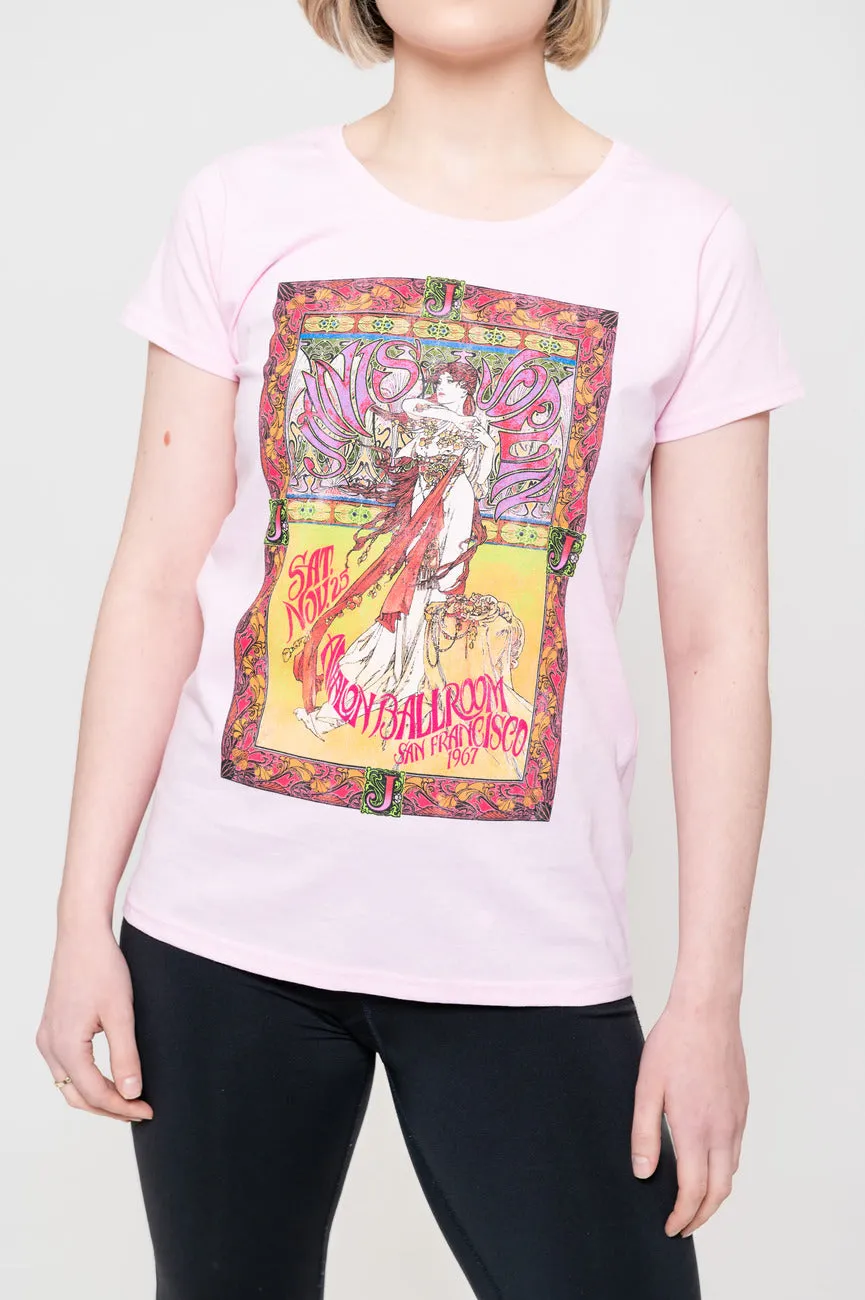 Janis Joplin Avalon Ballroom 67 Skinny T Shirt sold by Paradiso Clothing product image thumbnail 3