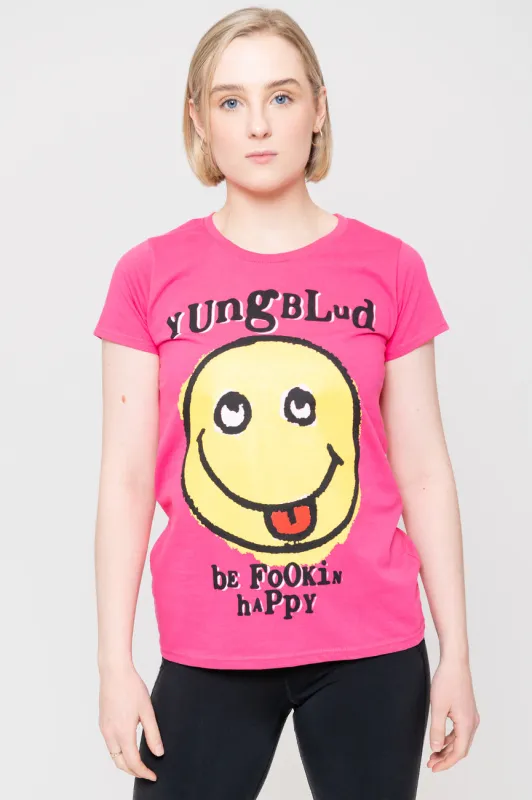Yungblud Raver Smile Skinny T Shirt sold by Paradiso Clothing