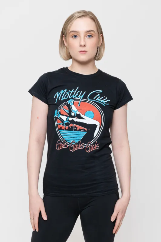 Motley Crue Heels Skinny Tee sold by Paradiso Clothing