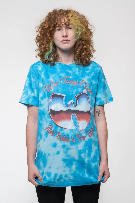 Wu Tang Clan ANTFW Logo Dip Dye T Shirt made by Wutang