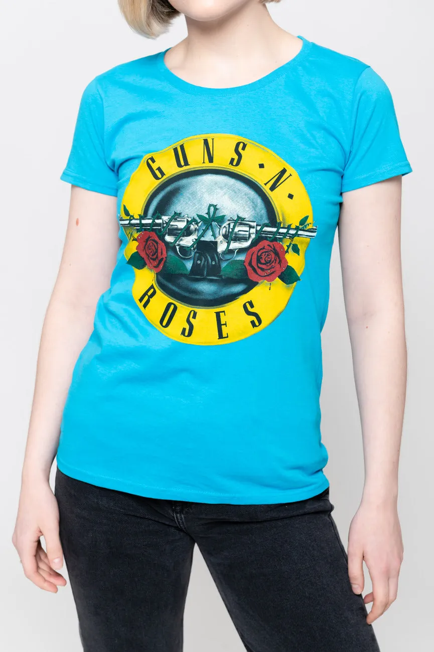 Guns N Roses Classic Logo Skinny T Shirt sold by Paradiso Clothing product image thumbnail 3