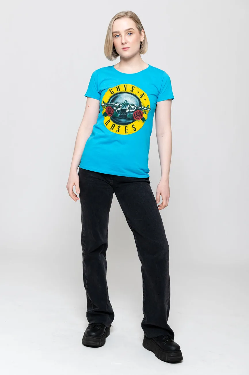 Guns N Roses Classic Logo Skinny T Shirt sold by Paradiso Clothing product image thumbnail 2