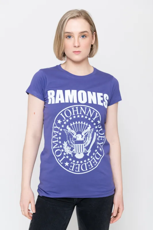 Ramones Presidential Seal Skinny T Shirt sold by Paradiso Clothing