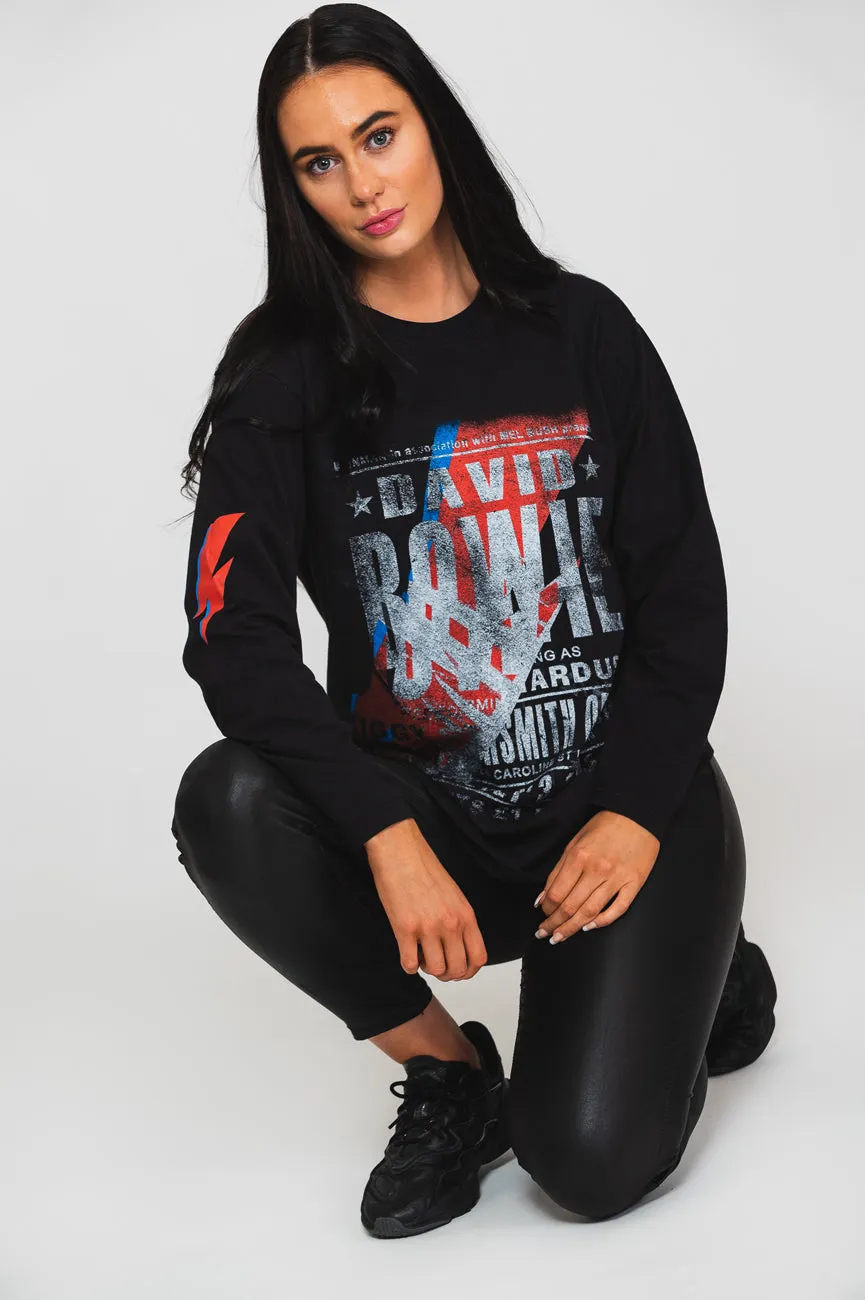 David Bowie Hammersmith Odeon Long Sleeve sold by Paradiso Clothing product image thumbnail 5