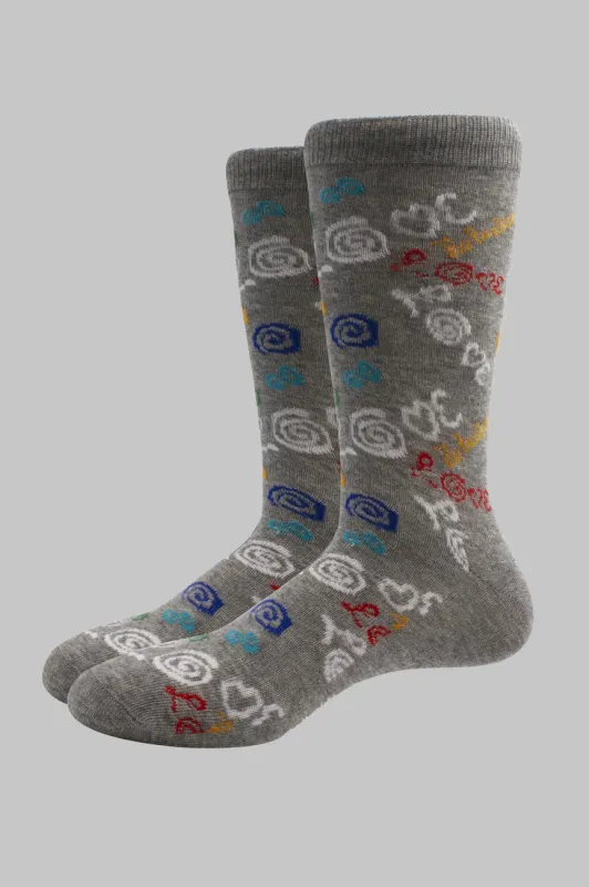 The Beatles Love Graffitti Womens Socks sold by Paradiso Clothing