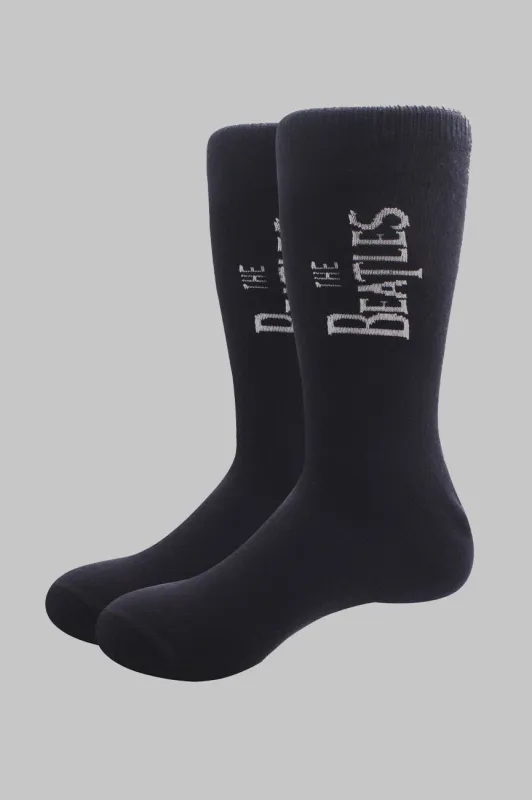 The Beatles Drop T Logo Vertical Womens Socks sold by Paradiso Clothing