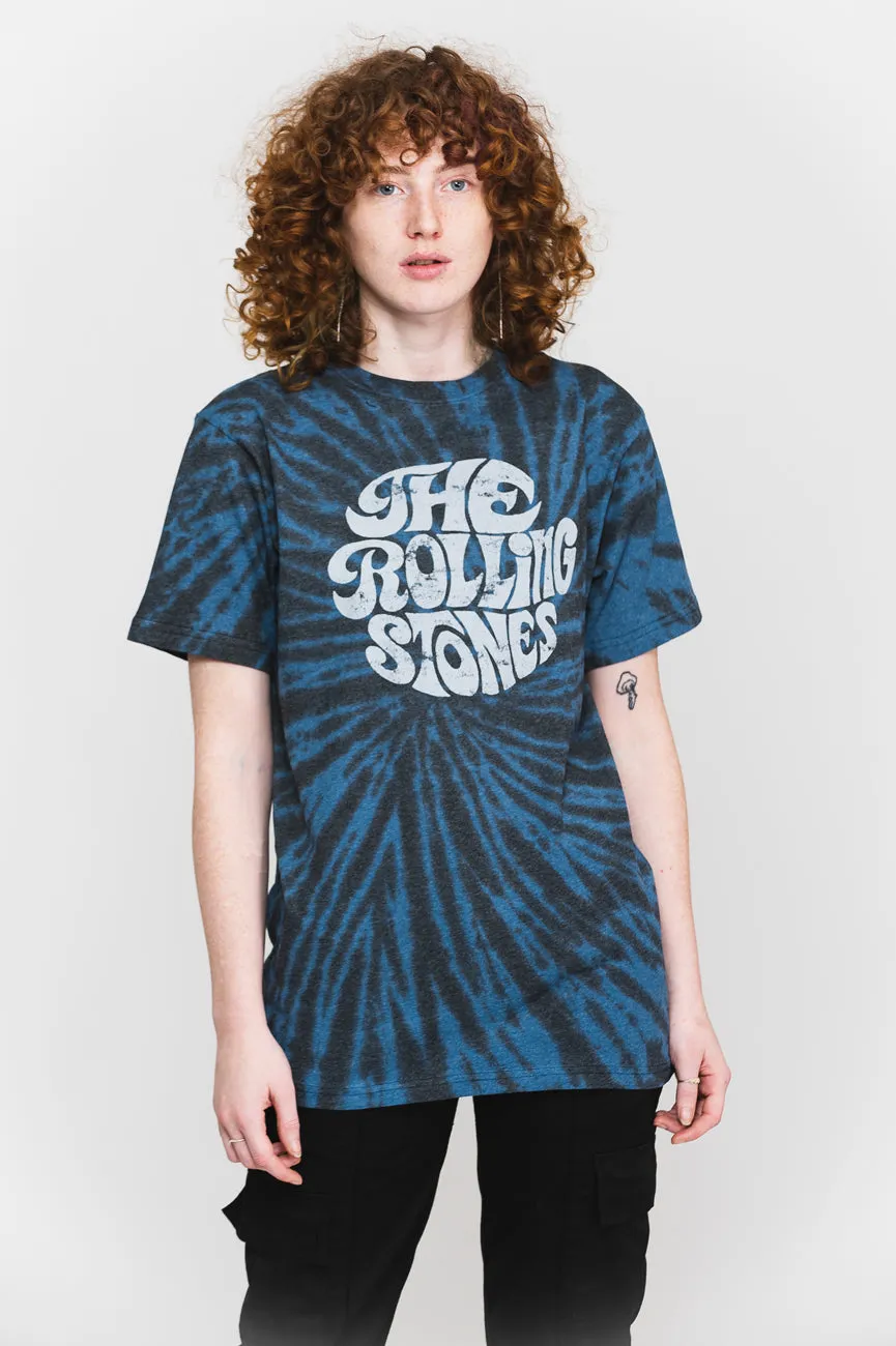 The Rolling Stones 70s Logo Dip Dye T Shirt sold by Paradiso Clothing